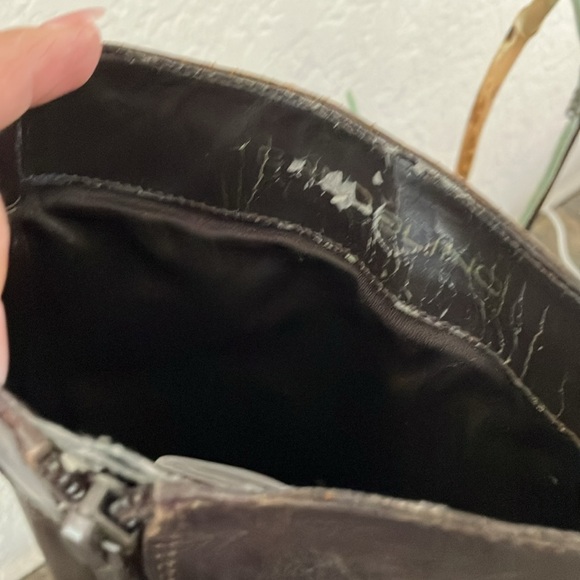 Bandolino dark brown riding leather boots size 6 1/2 good condition - Picture 4 of 7